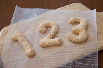 数字クッキー