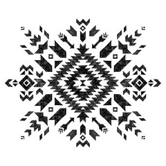 hand drawn tribal design element