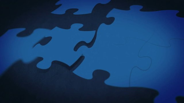 puzzle composition europe flag and united kingdom of great britain national flag on blue background, crisis of eurozone brexit, vote referendum for uk exit concept