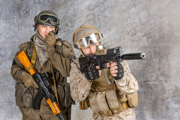 Two special force soldiers