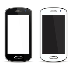 Smartphone, mobile phone isolated, vector illustration.
