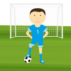 Fototapeta premium Soccer game