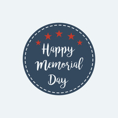 Memorial Day Vector Set | Patriotic American Flag  Vector Set. Stars Stripes and flag. Vector illustration.