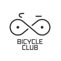 Bicycle club, shop, rental vector logo