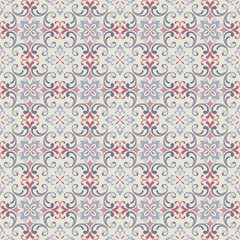 seamless patchwork tile with Moroccan motives