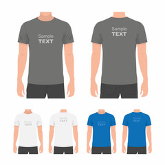 Men's t-shirt design template