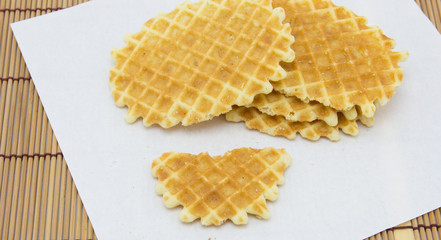 Butter waffle cookies