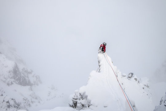 Scotland, Glencoe, Stob Coire Nan Lochain, mountaineering