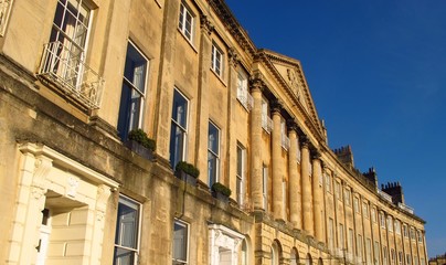 Bath England Camden Crescent historic Georgian architecture
