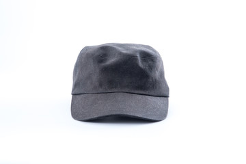 old cap on white background