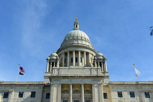 Rhode Island State House, Providence, Rhode Island, USA. Rhode Island State House was constructed in 1904 with Georgian style.