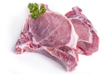 côtes de porc de l'échine