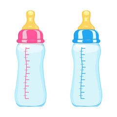Feeding bottle vector illustration isolated on white background