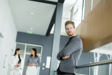 Young man in the office