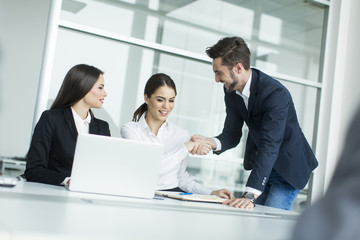 Young people in the office