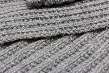 Knitted spokes`s cloth