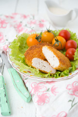 Homemade chicken cutlets
