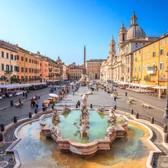Tuinposter Piazza Navona, Rome, Italië © Nicola Forenza