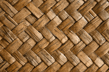 Bambus Textur Hintergrund geflochten