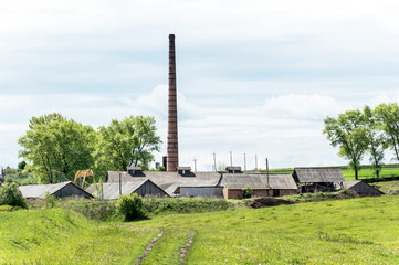 Rustic brick factory