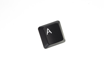 Angled keyboard key - letter A