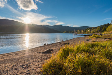 Schluchsee lake in the black forest