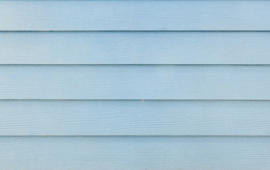 Closeup surface blue painted wood board at the wall texture background