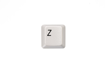 white keyboard keys - letter z