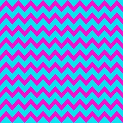 Retro Zick Zack Muster pink hellblau als Hintergrund © kebox
