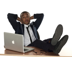 relaxed businessman