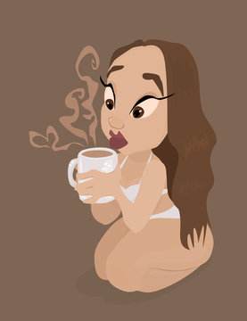 Morning Coffee Girl