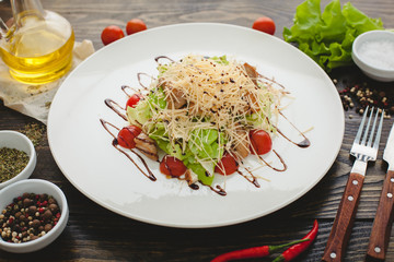 Chicken Salad with Cheese