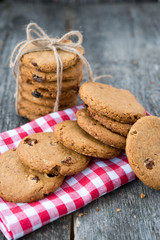 Oatmeal cookies with raisin
