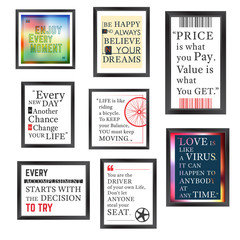 Quotes frame set