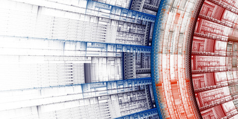 Abstract technical Design