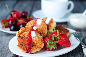 Cottage cheese pancakes