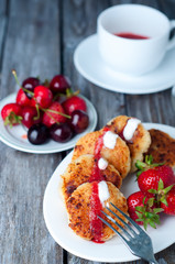 Cottage cheese pancakes