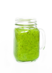 Green smoothie isolated