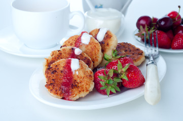 Cottage cheese pancakes