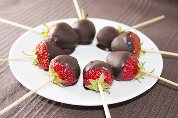 Chocolate covered strawberry