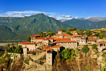 Greece. Meteora. The Holy Monastery of Great Meteoron (the Transfiguration of Jesus). The Meteora...