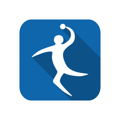 Sportsman man handball player