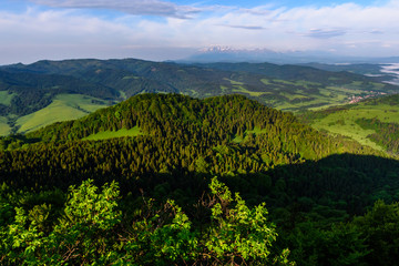 Landscape in Pieniny 