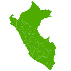 ペルー　地図　国　アイコン