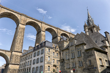 Morlaix mit Eisenbahnviadukt