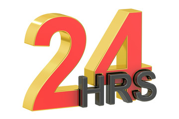 24hrs concept, 3D rendering