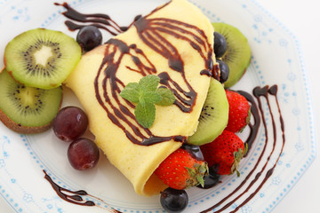 おいしそうなクレープ