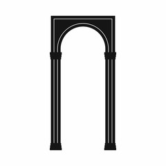 Arch icon, simple style