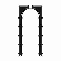 Arch icon, simple style