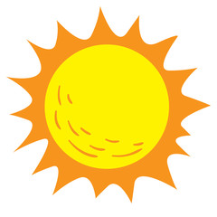 Bright Sun Cartoon